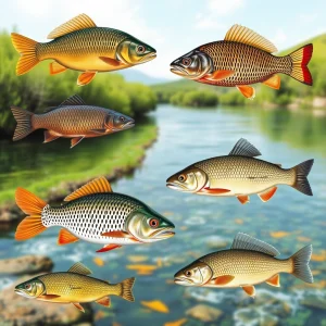 Las especies de peces de río más comunes en España y cómo pescarlas